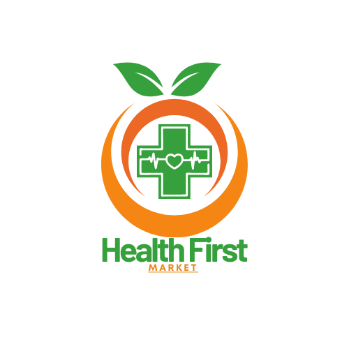 Copy of Green and Orange Flat Illustrative Healthy Food Logo